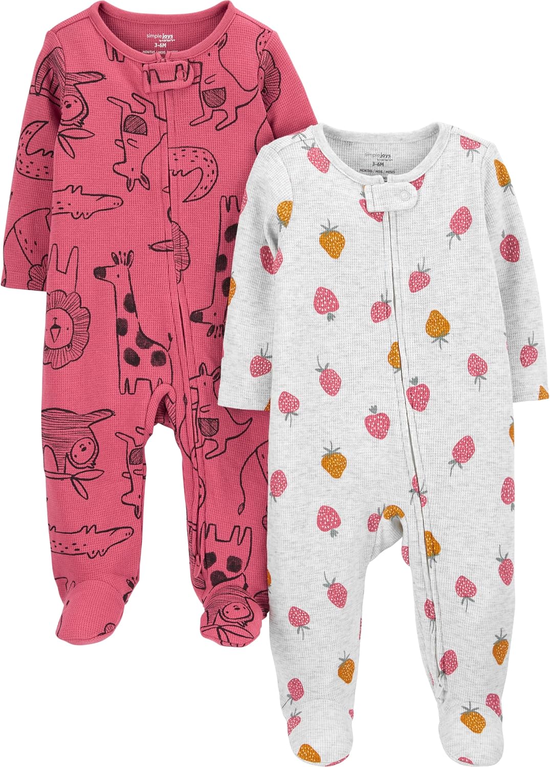 Simple Joys by Carters Baby Girls Thermal 2-Pack