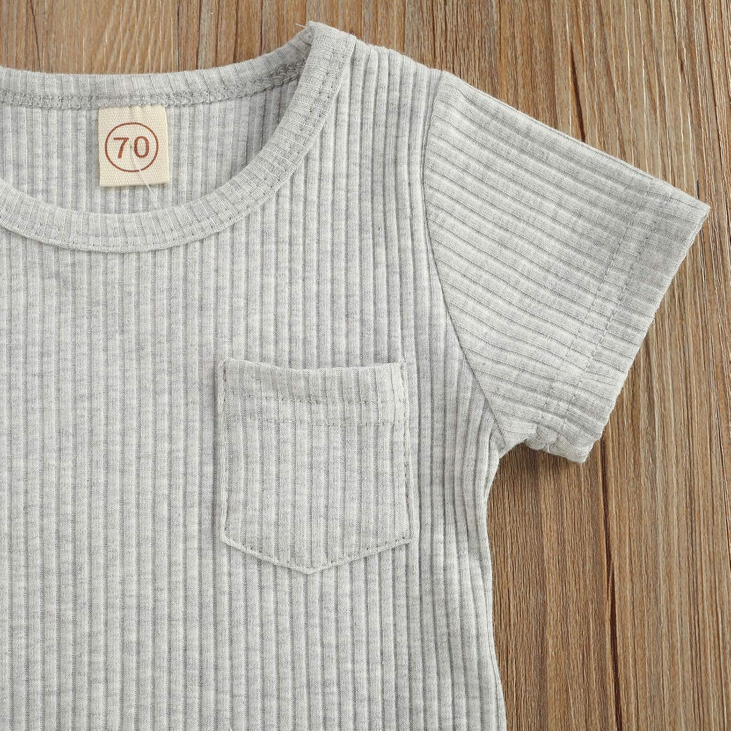 One Opening Newborn Summer Romper Set