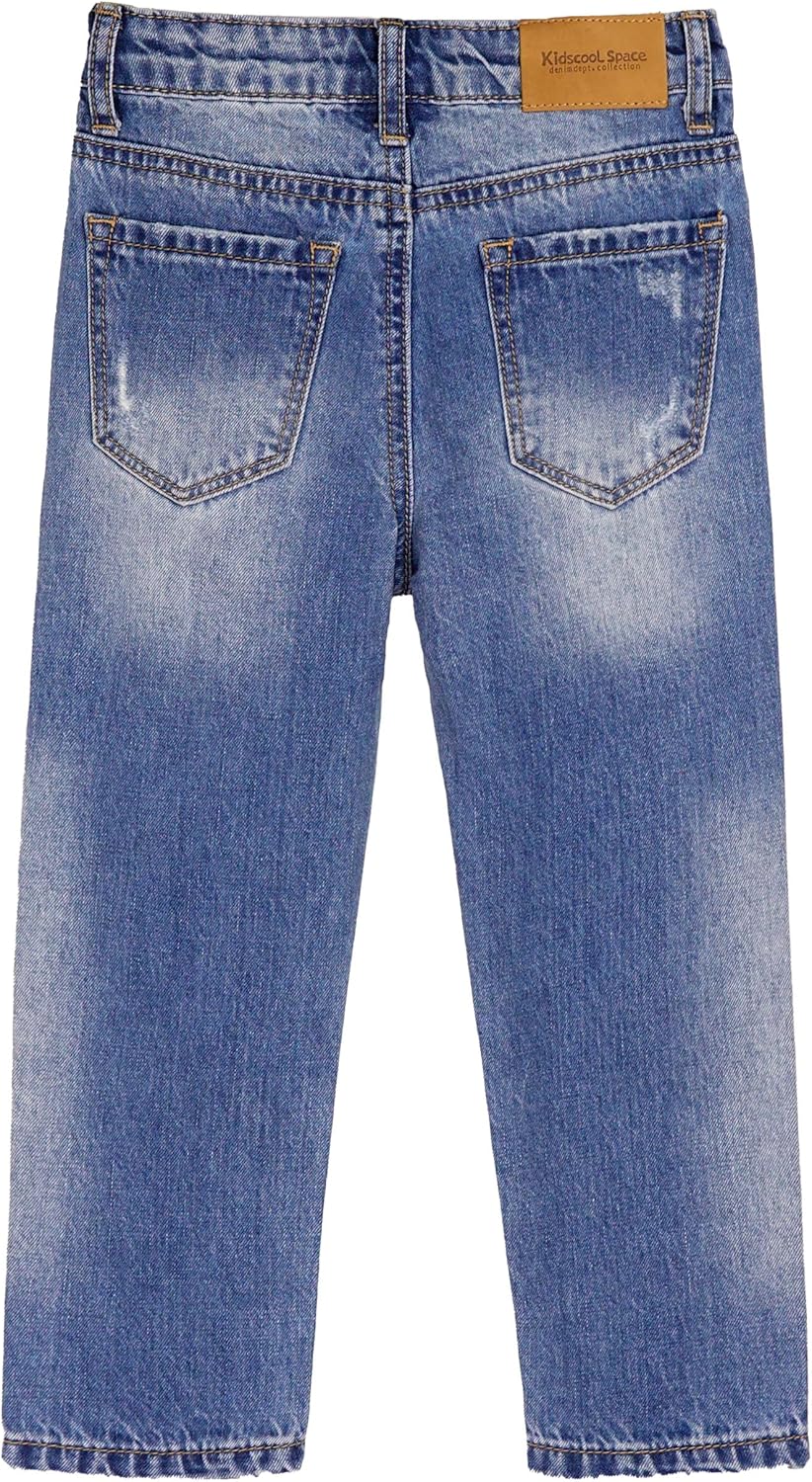 KIDSCOOL SPACE Baby Jeans Ripped Elastic Stretchy and Stylish for Kids