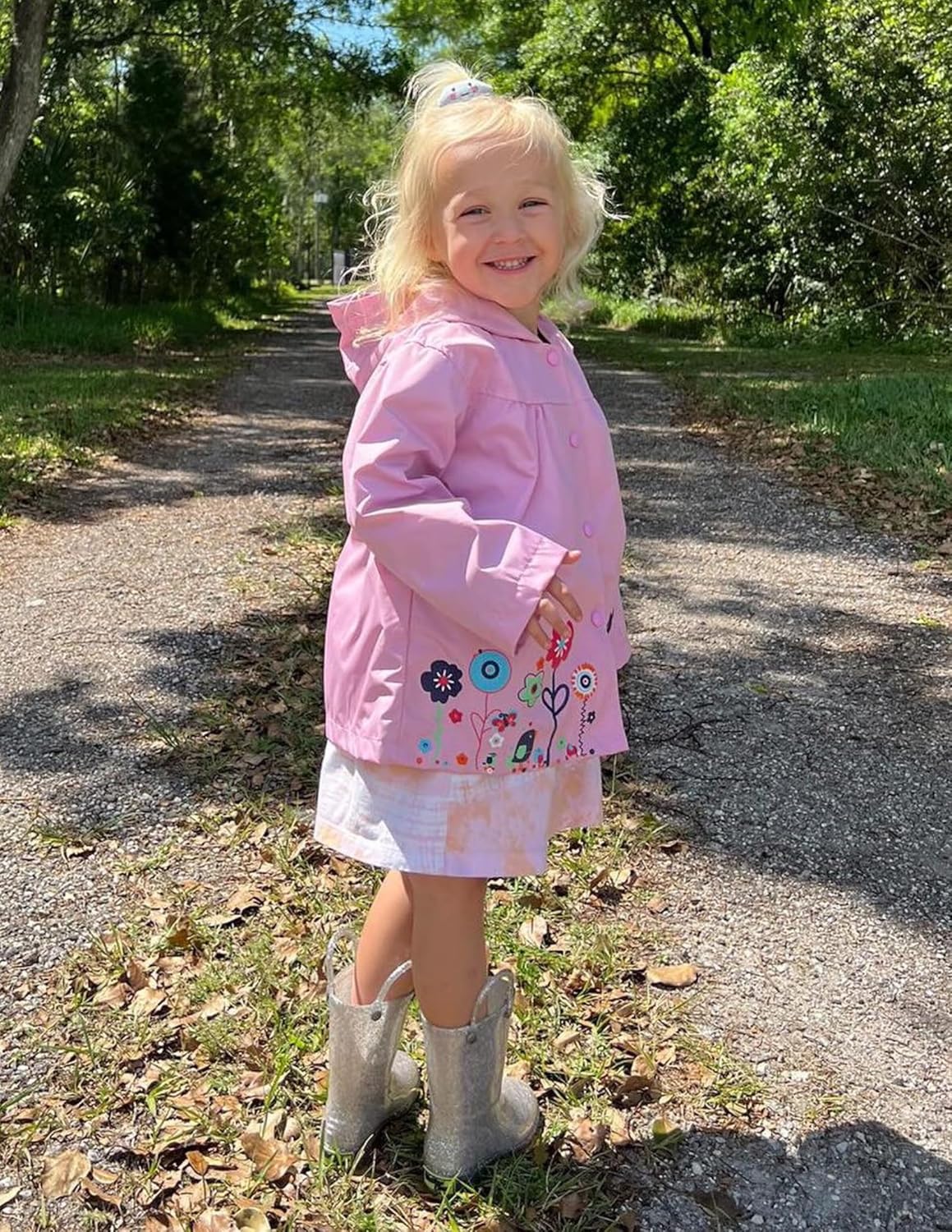Arshiner Baby Girl Waterproof Hoodie