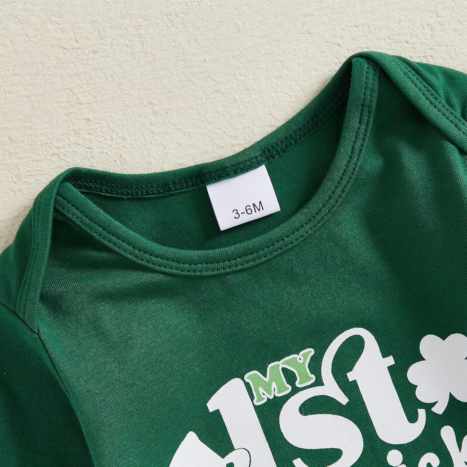 St Patricks Day Baby Boy Newborn ROMPER PANTS HAT 3-Pack Set