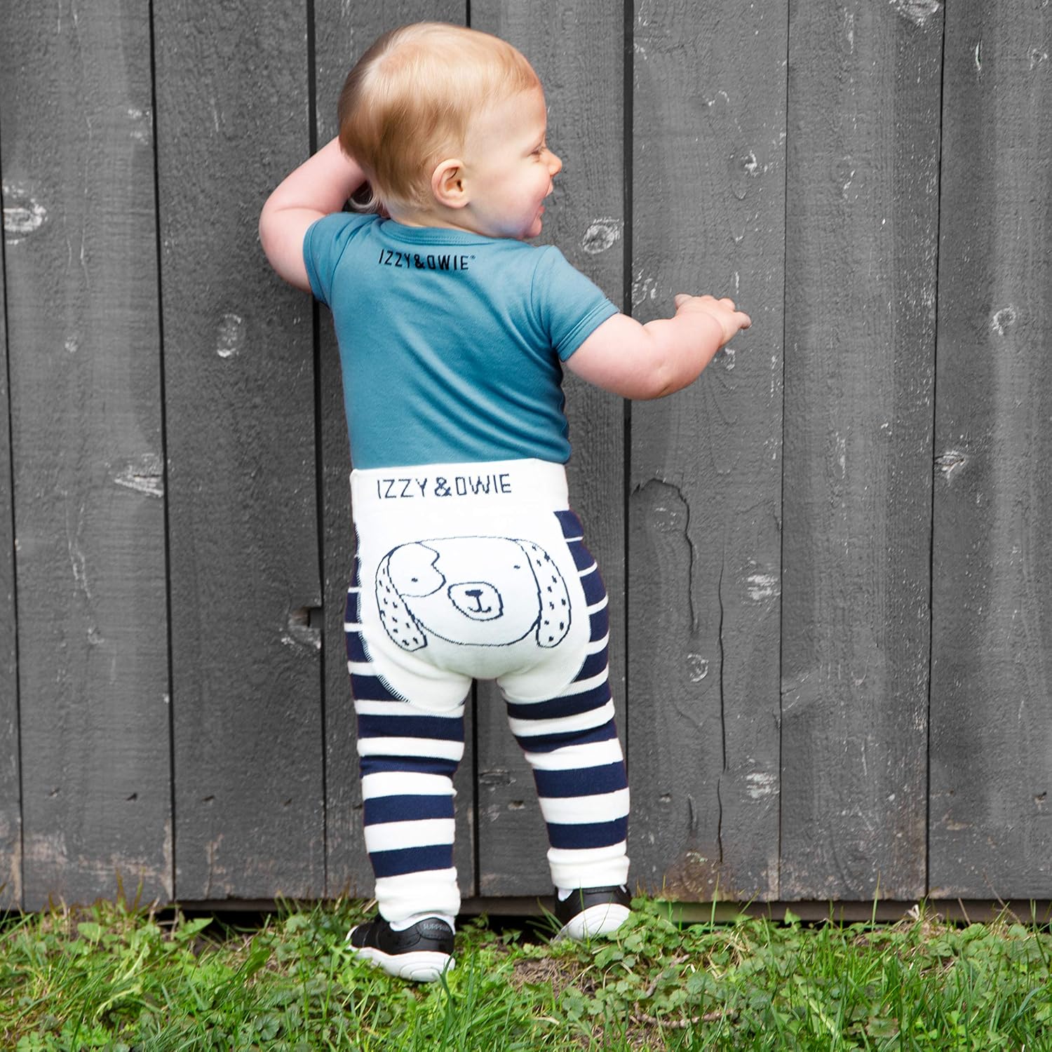 Pavilion Gift Company Dog-Blue Leggings