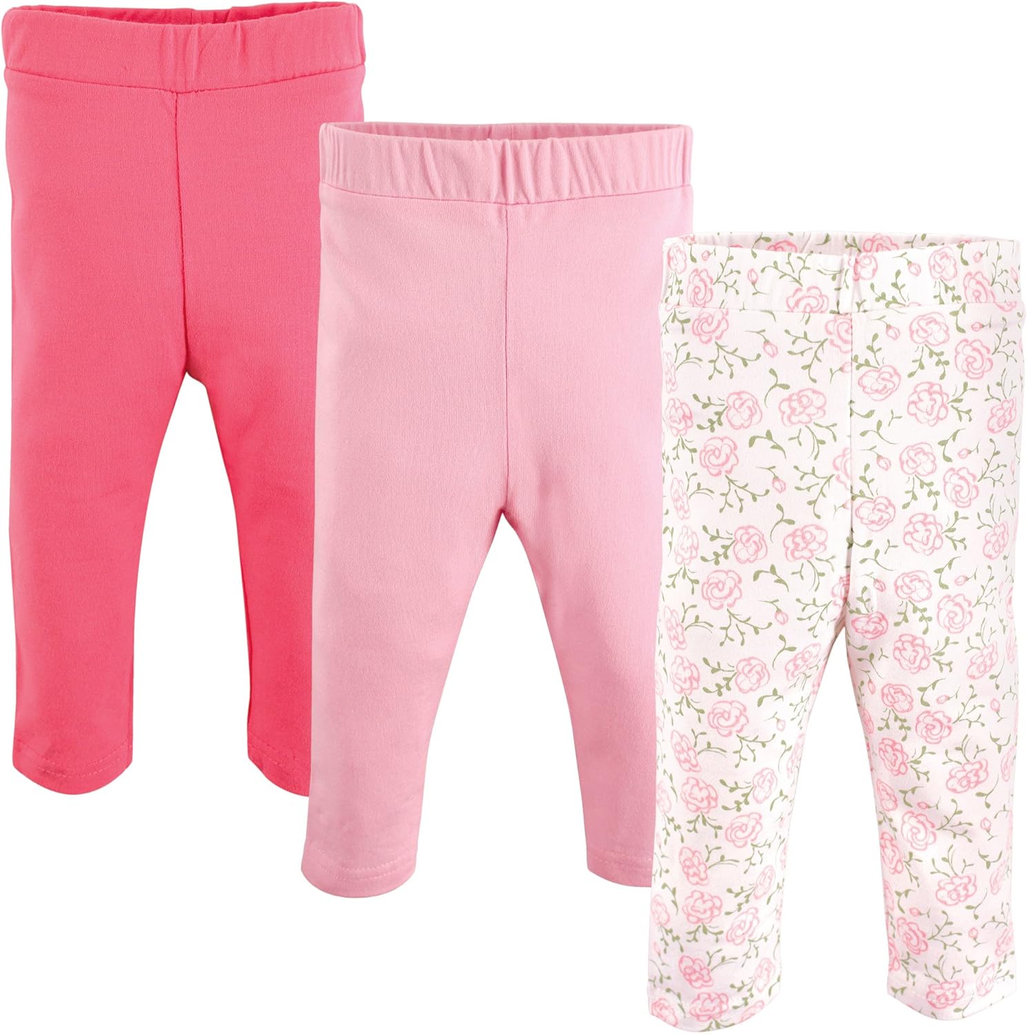 Luvable Friends Girls Cotton Spandex Leggings Set