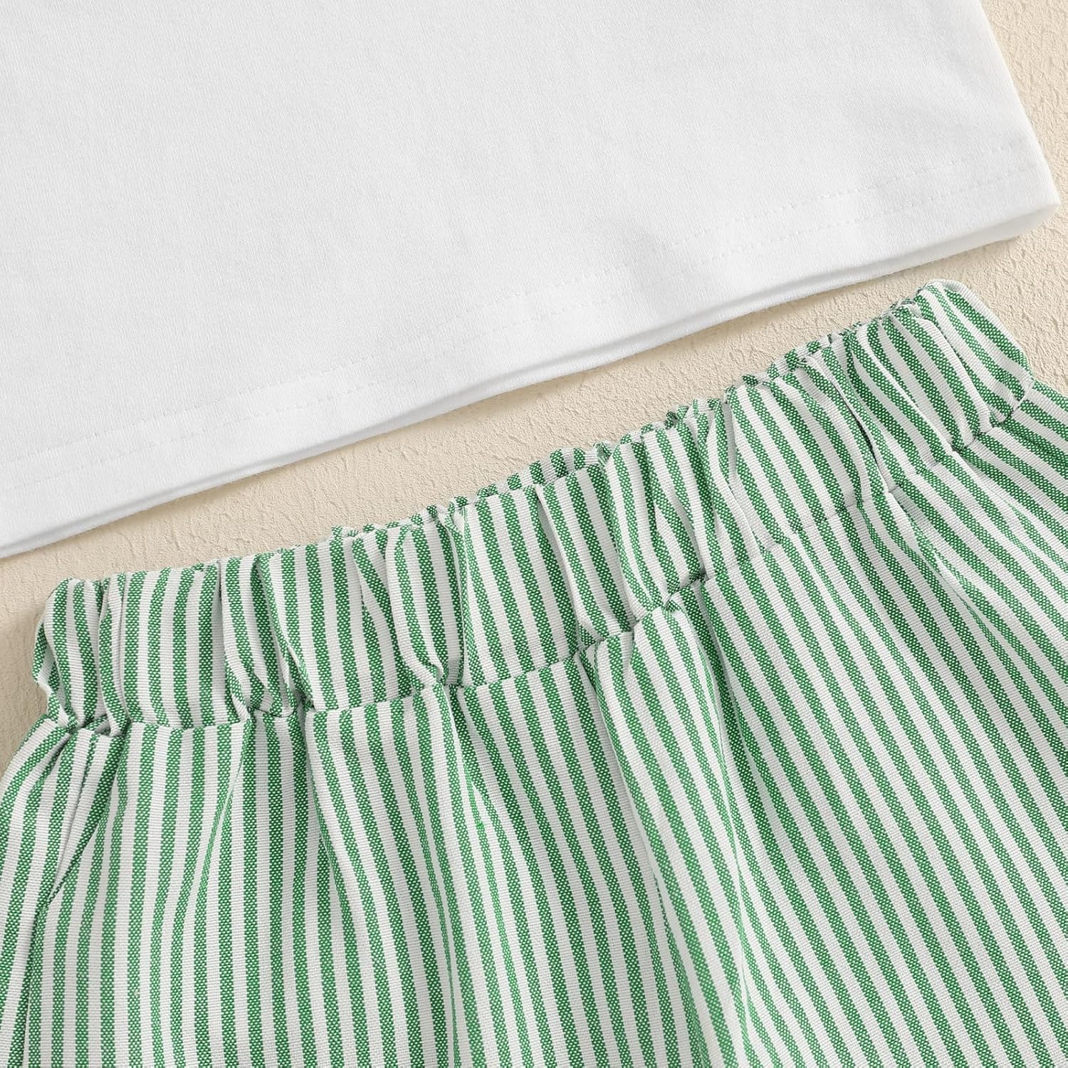 Lamuusaa Easter Toddler Boys Plaid Stripe Set