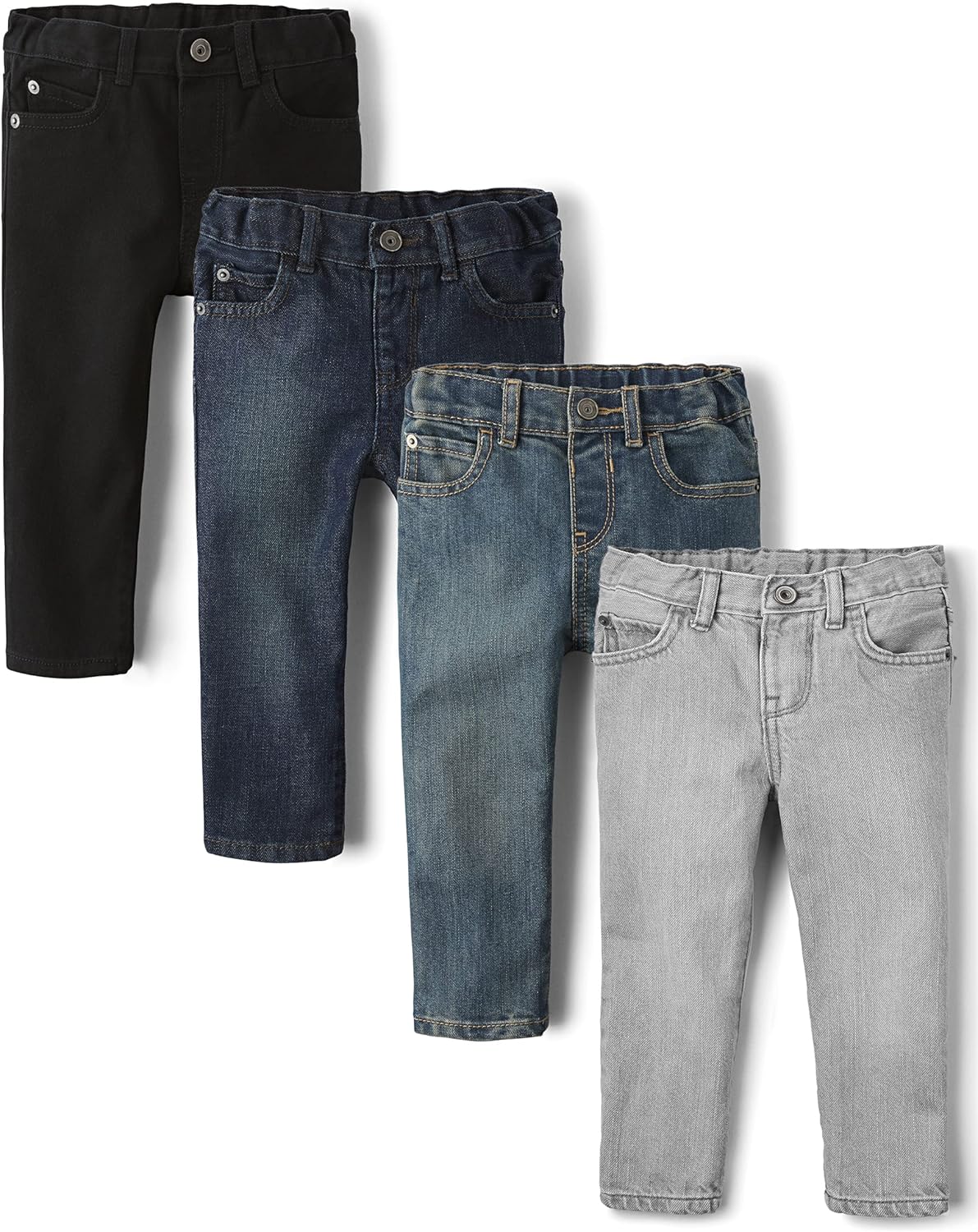 4-Piece Baby Boy Slim Jeans from The Childrens Place