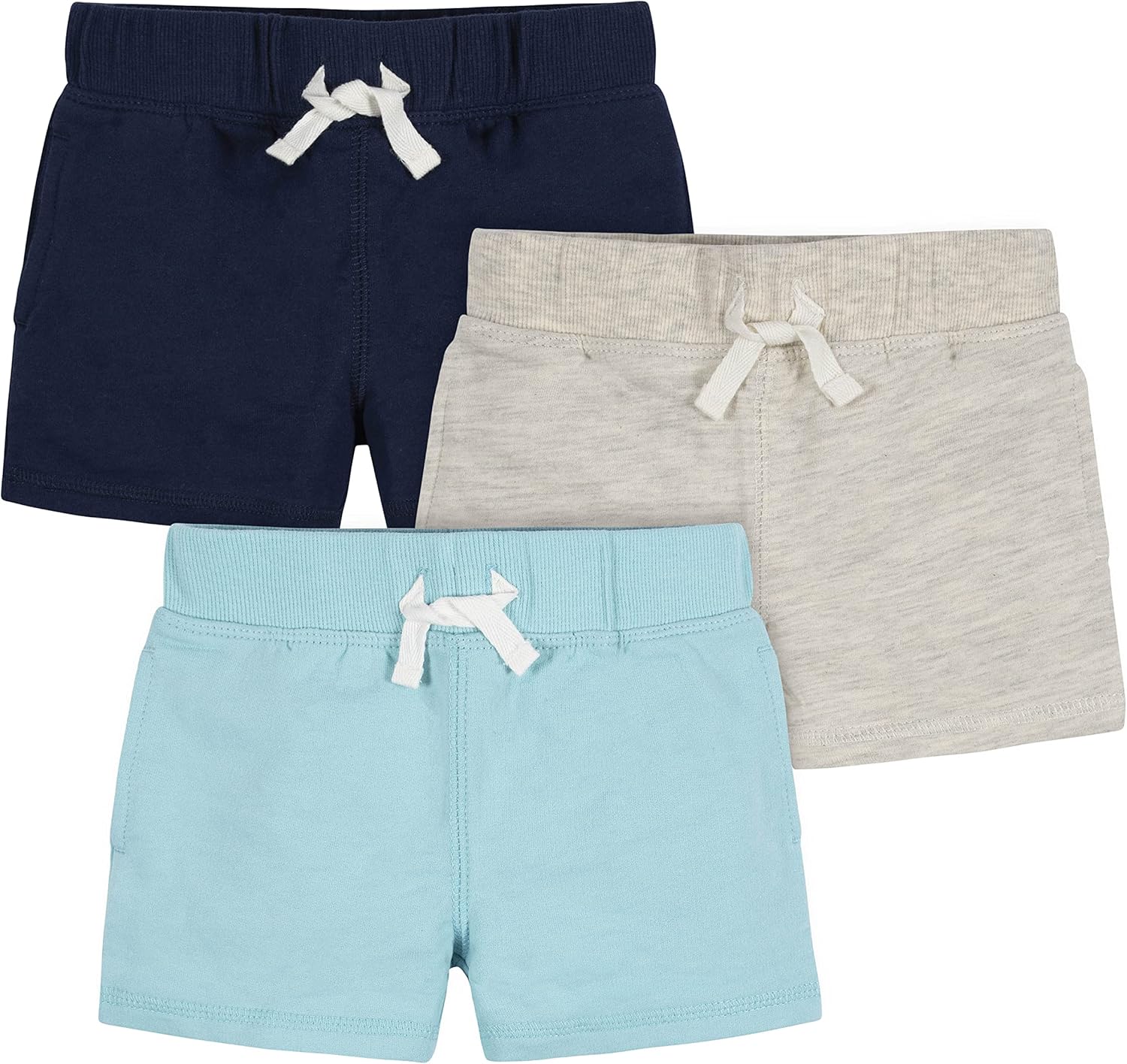 Gerber Toddler 3-Pack Pull-On Shorts