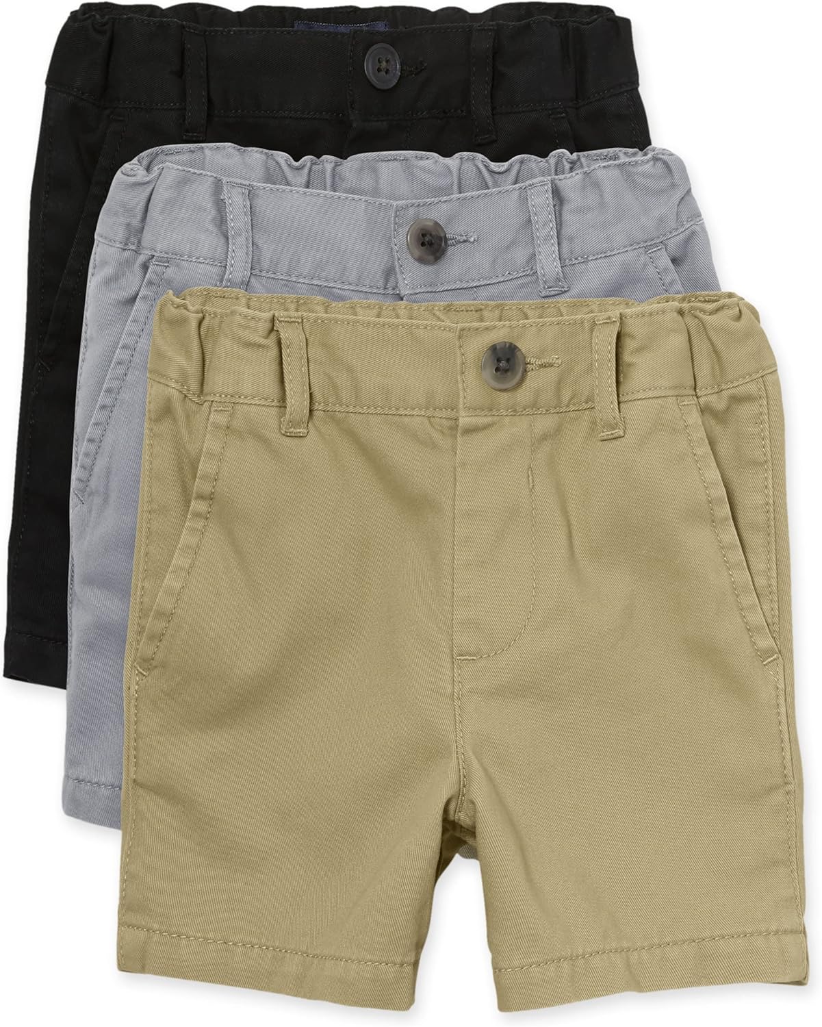 Stylish Stretch Chino Shorts for Little Ones