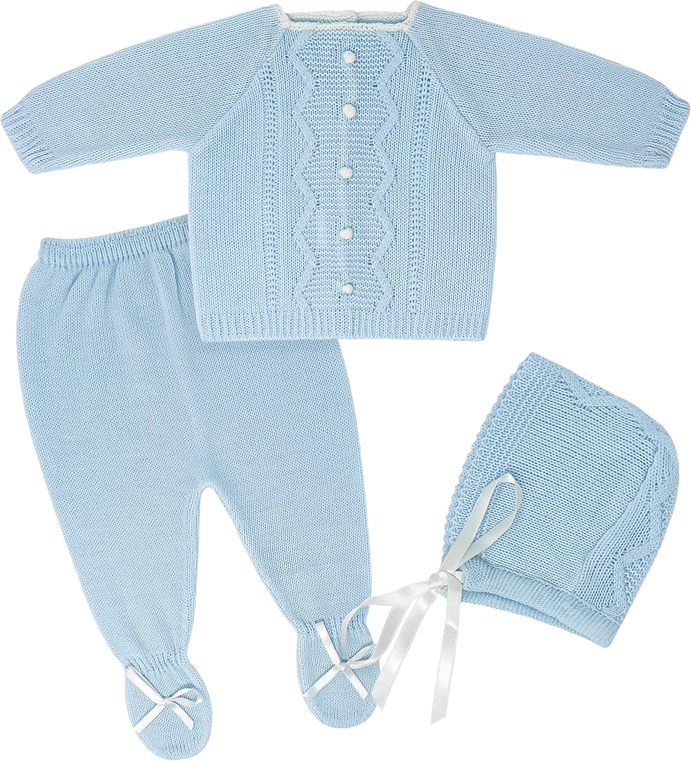 Newborn Baby Knitted Clothes Set for Boys and Girls