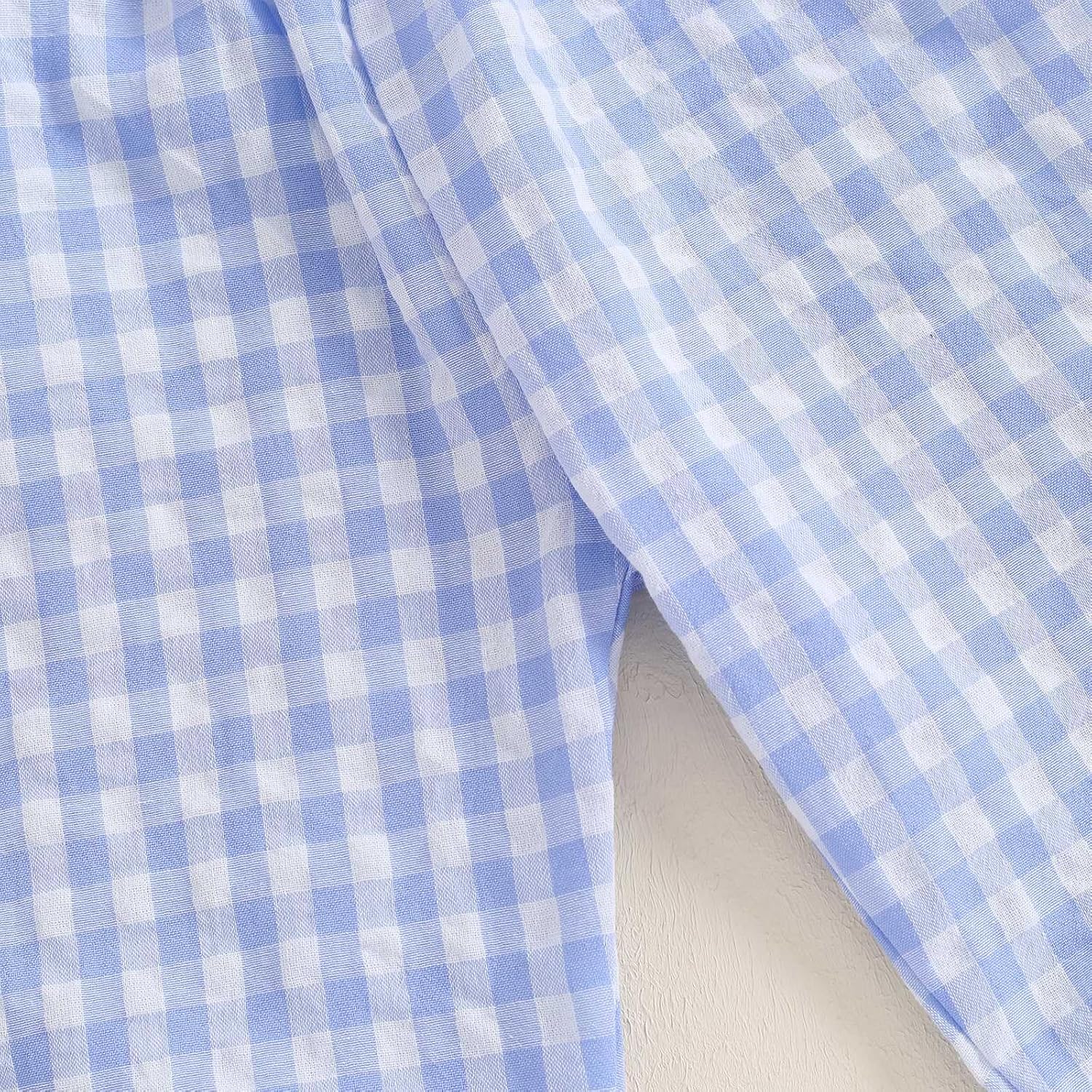 Stylish Child Gingham Pants