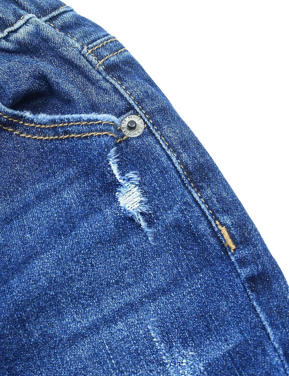 KIDSCOOL SPACE Little Girls Denim Pants