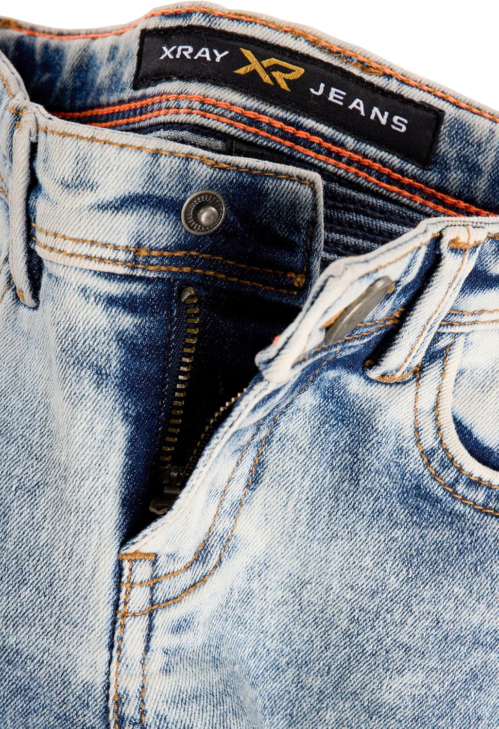 X RAY Boys Distressed Jeans Stretch Slim Fit Ripped Denim