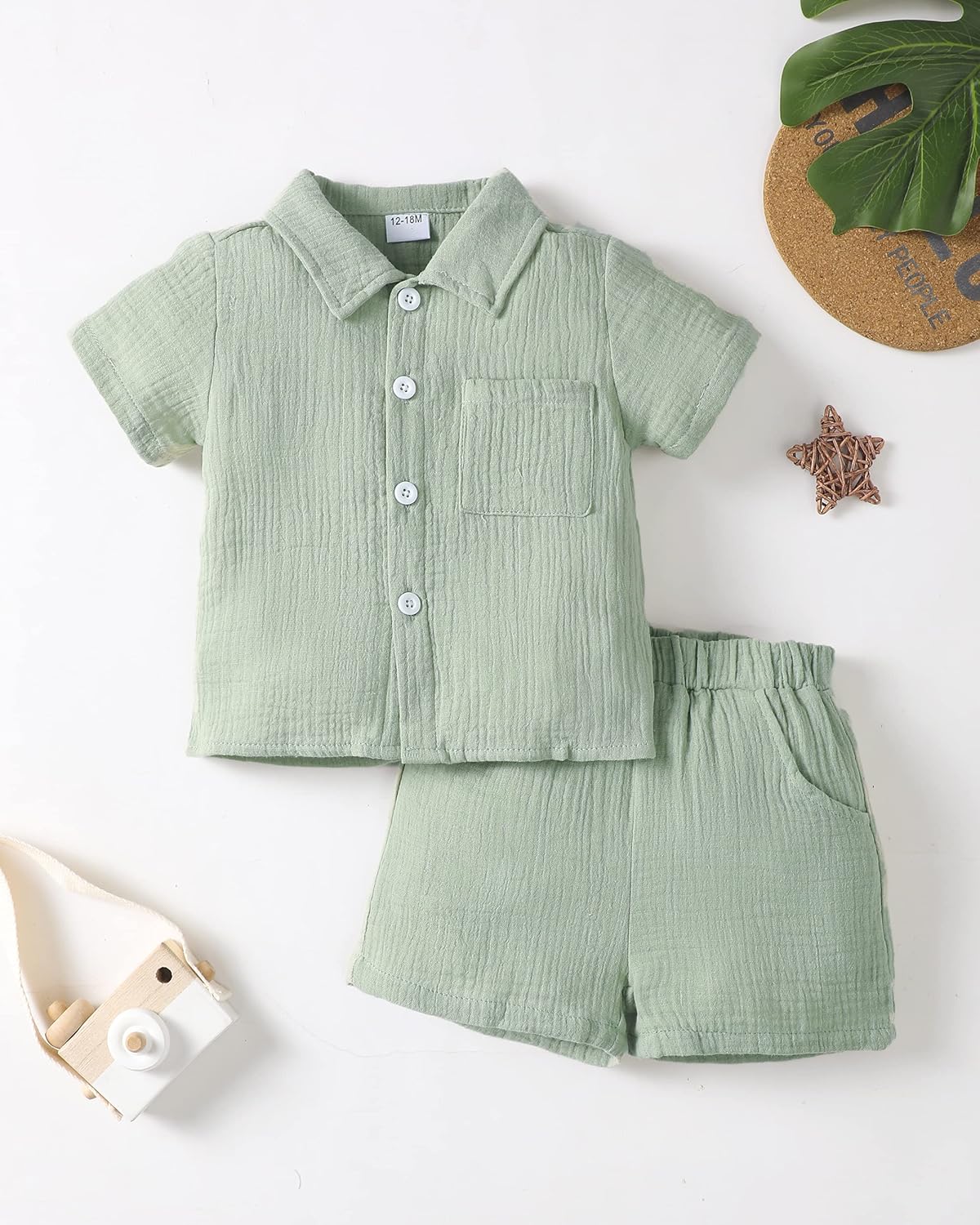 Summertime Flair Toddler Boys Clothing Set