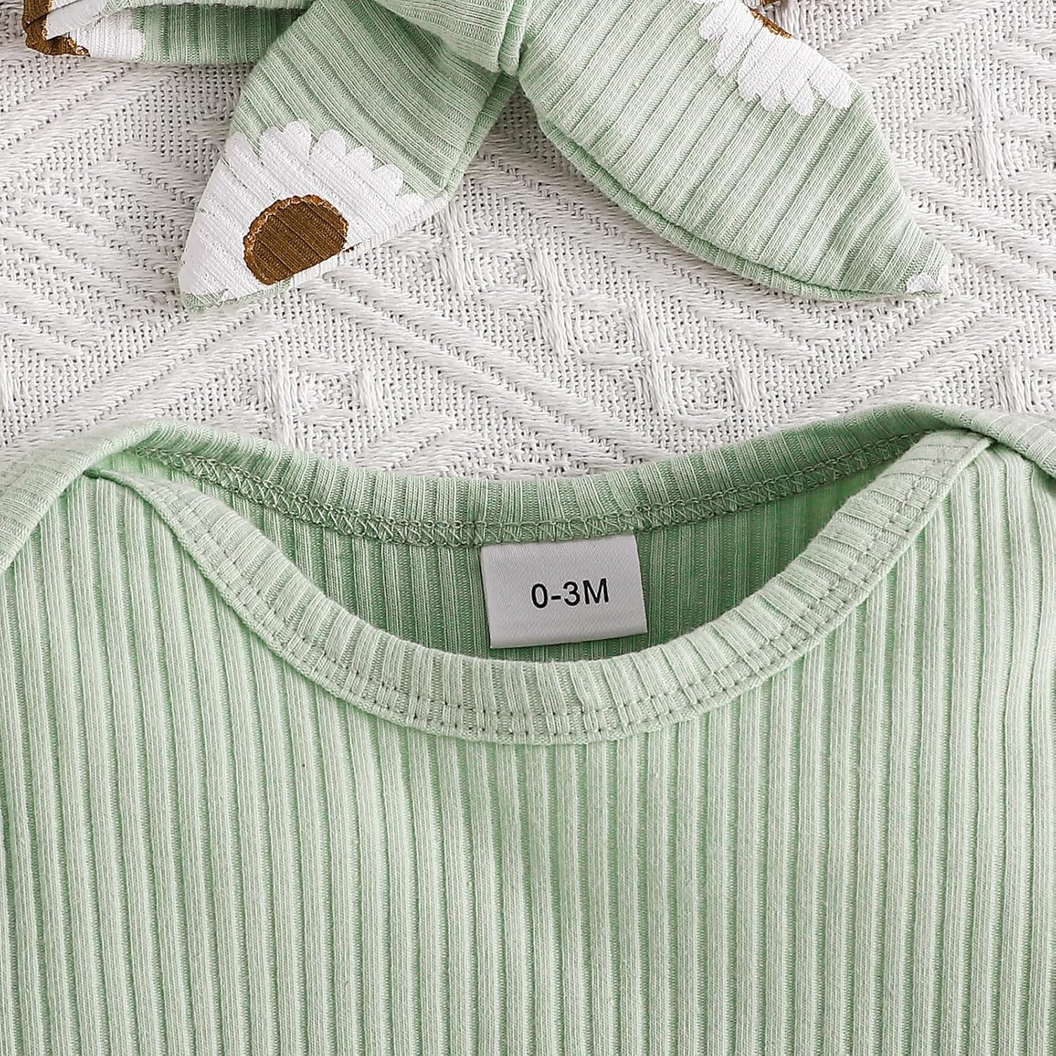 Tsnbre Newborn Summer infant clothing set