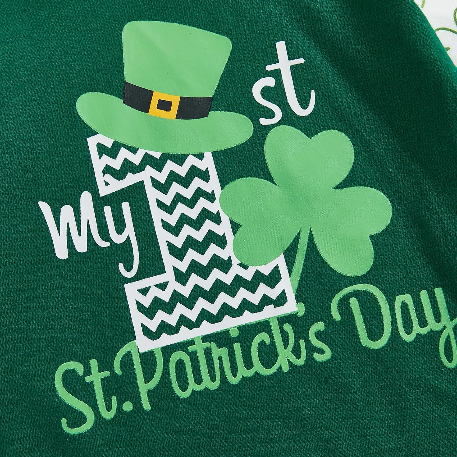 BemeyourBBs First St Patricks Day Baby Boy Outfit shamrock romper and pants set