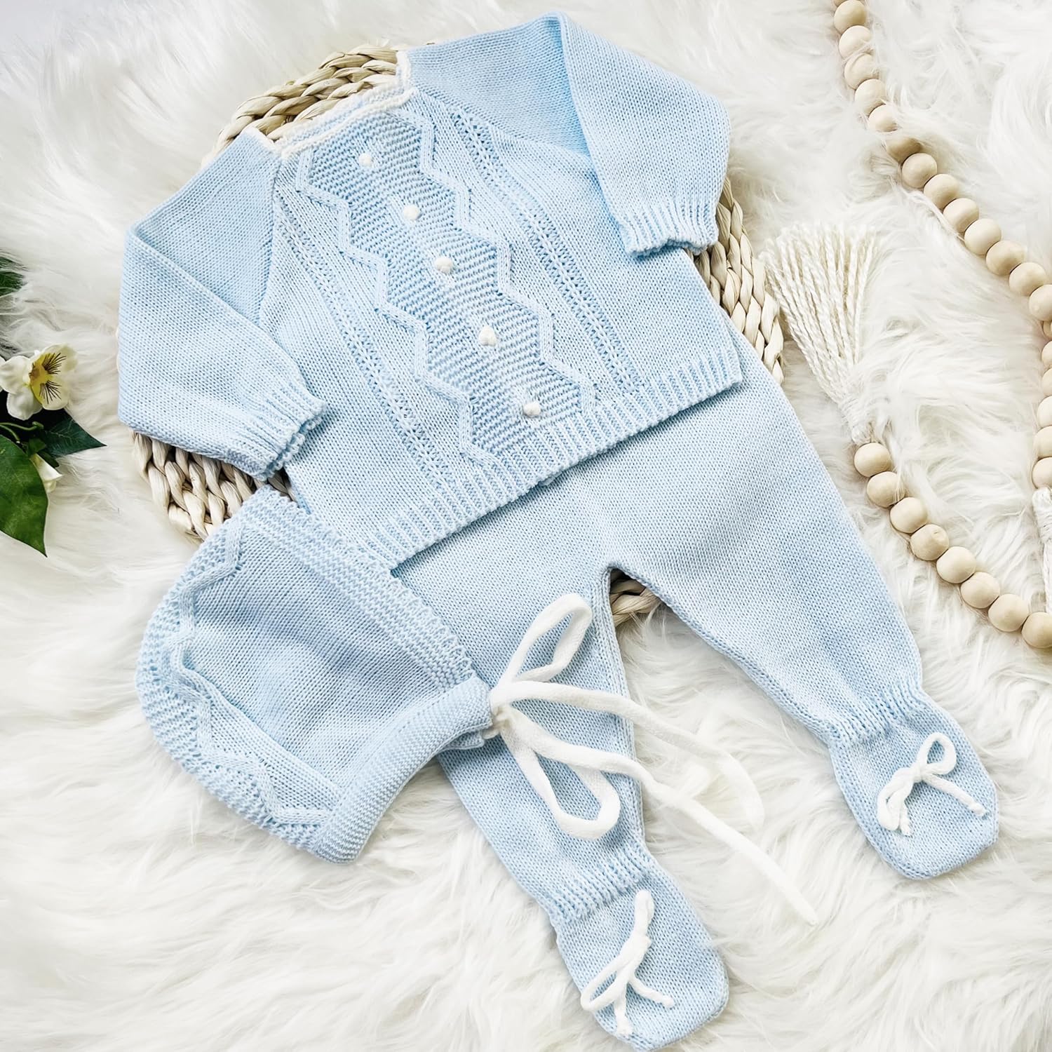 Newborn Baby Knitted Clothes Set for Boys and Girls