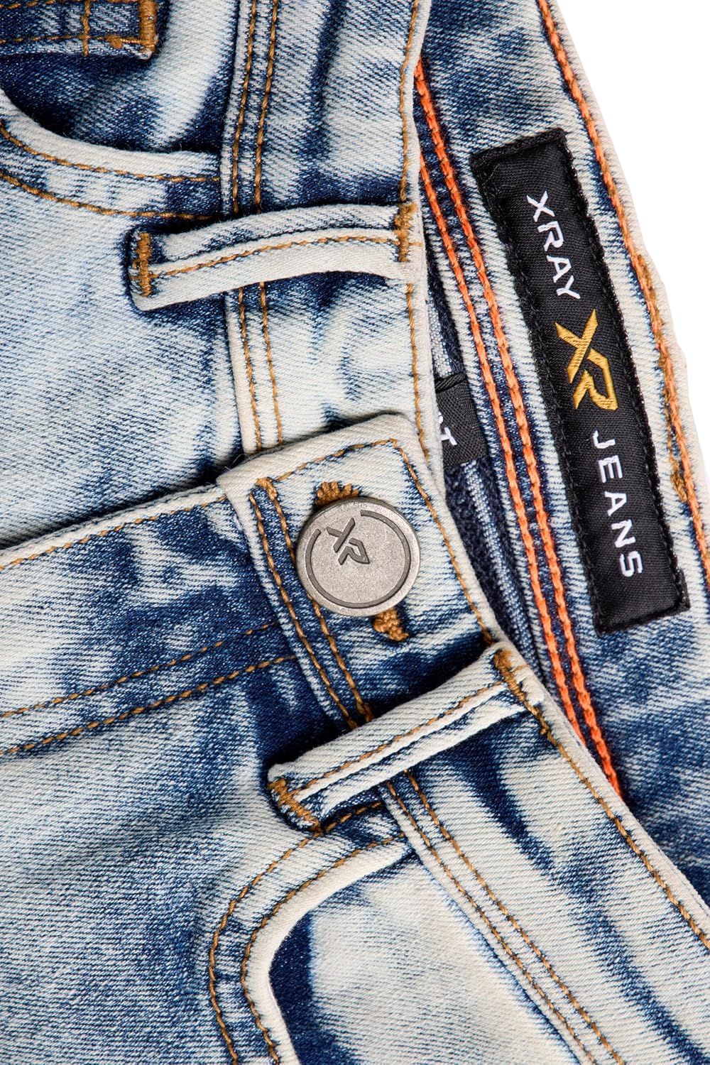 X RAY Boys Distressed Jeans Stretch Slim Fit Ripped Denim