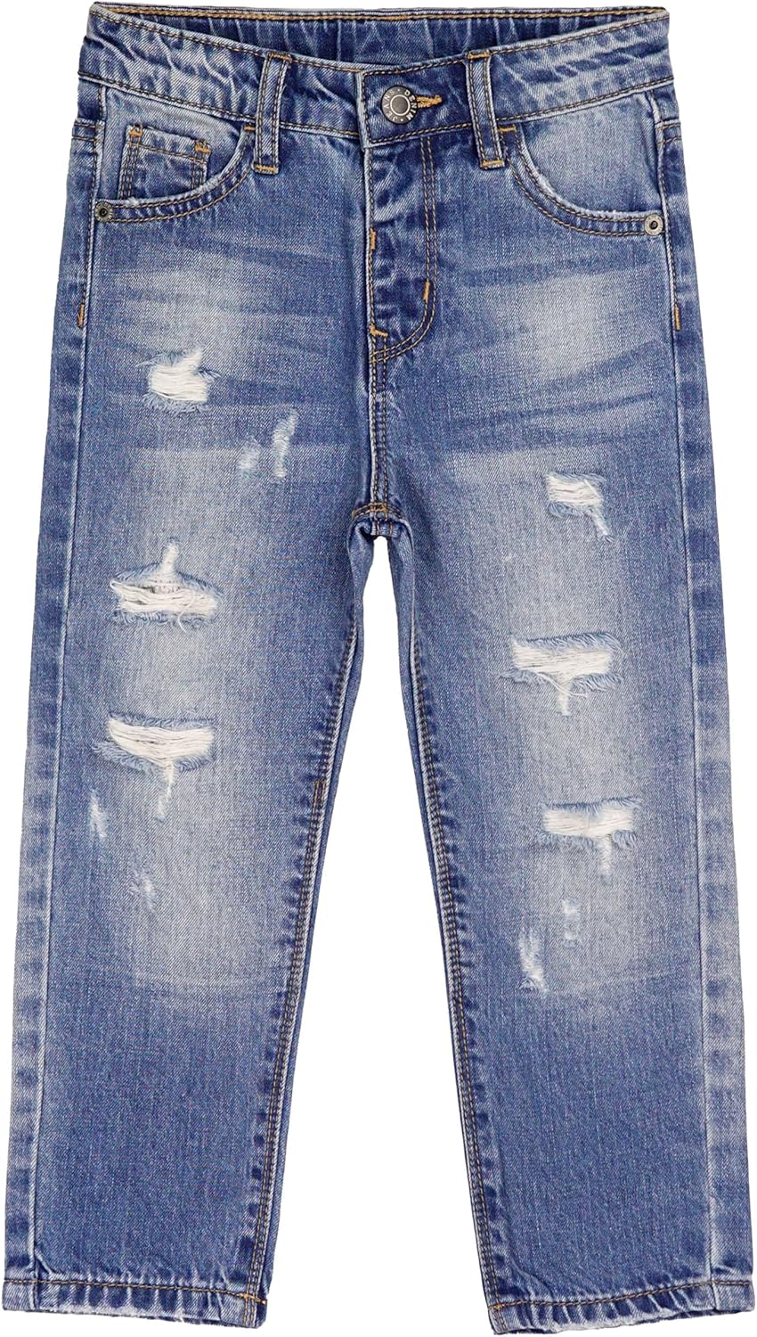 KIDSCOOL SPACE Baby Jeans Ripped Elastic Stretchy and Stylish for Kids