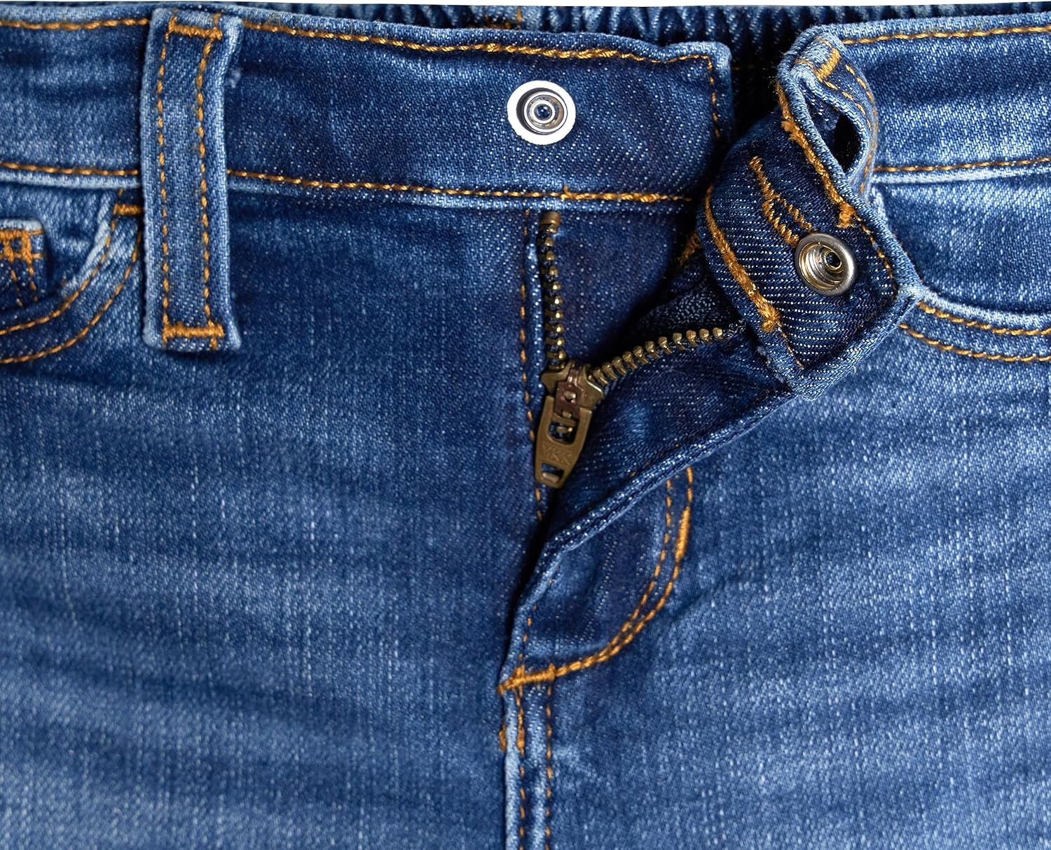 Gerber Baby Toddler Straight Leg Stretch Jeans in Denim