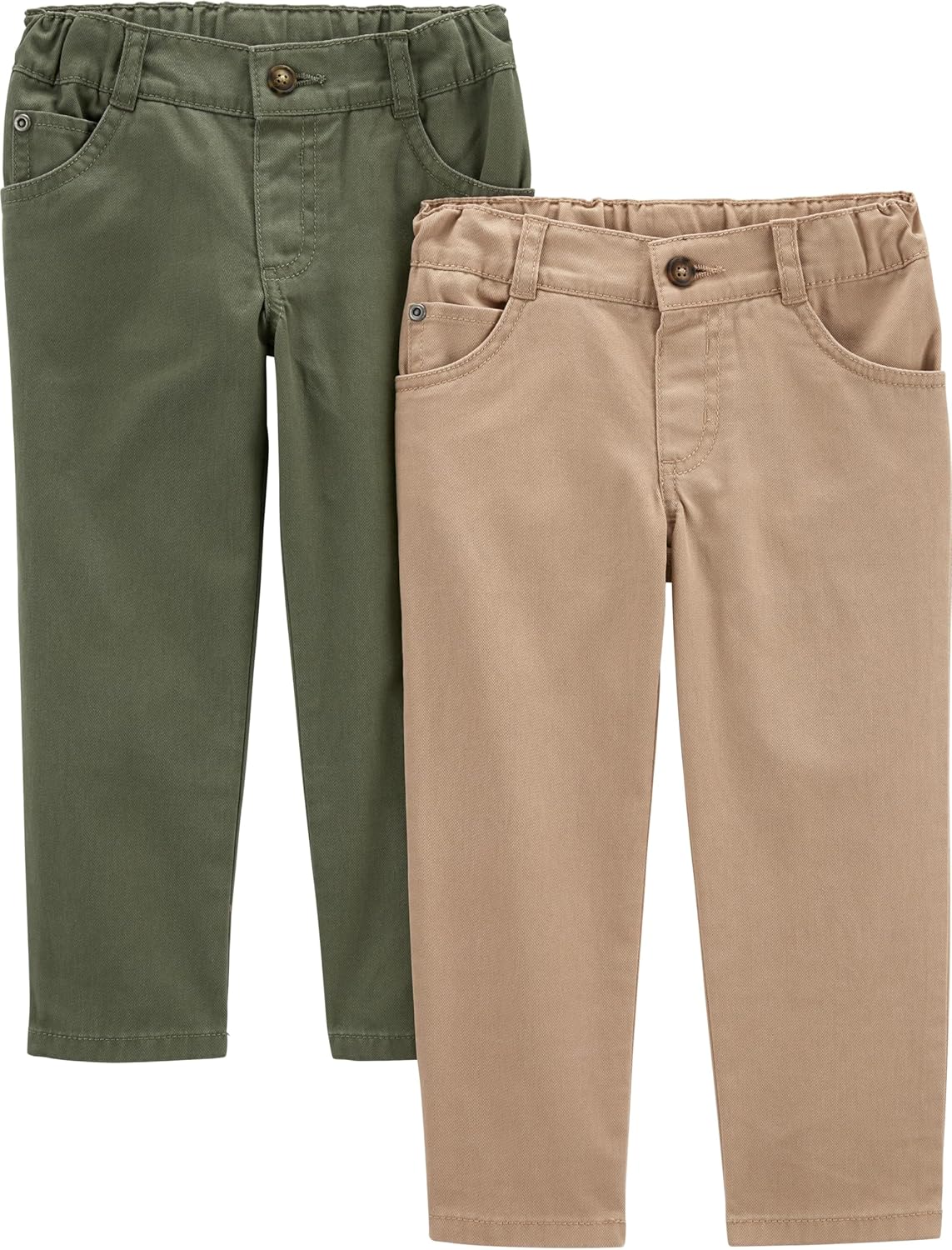 Simple Joys by Carters 2-Pack Baby Boys Twill Pants